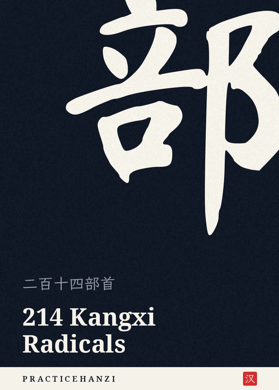 214 Kangxi Radicals